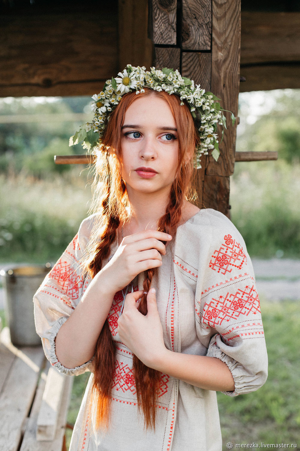 A playful frame from Girls in Slavic costumes — online in Oakland